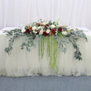 Wide Gold Table Runner