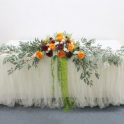 Dyed Cheesecloth Table Runner