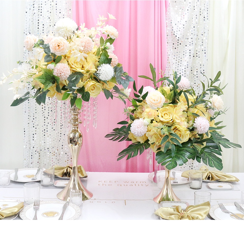 floral wedding stage decorations9