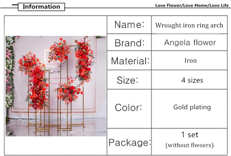 Floral arrangements and centerpieces for wedding decoration
