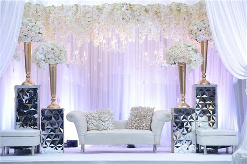Types of backdrops for wedding ceremonies