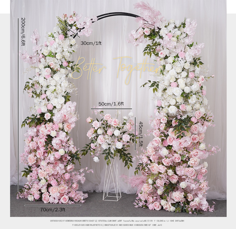 baby pink artificial flowers1
