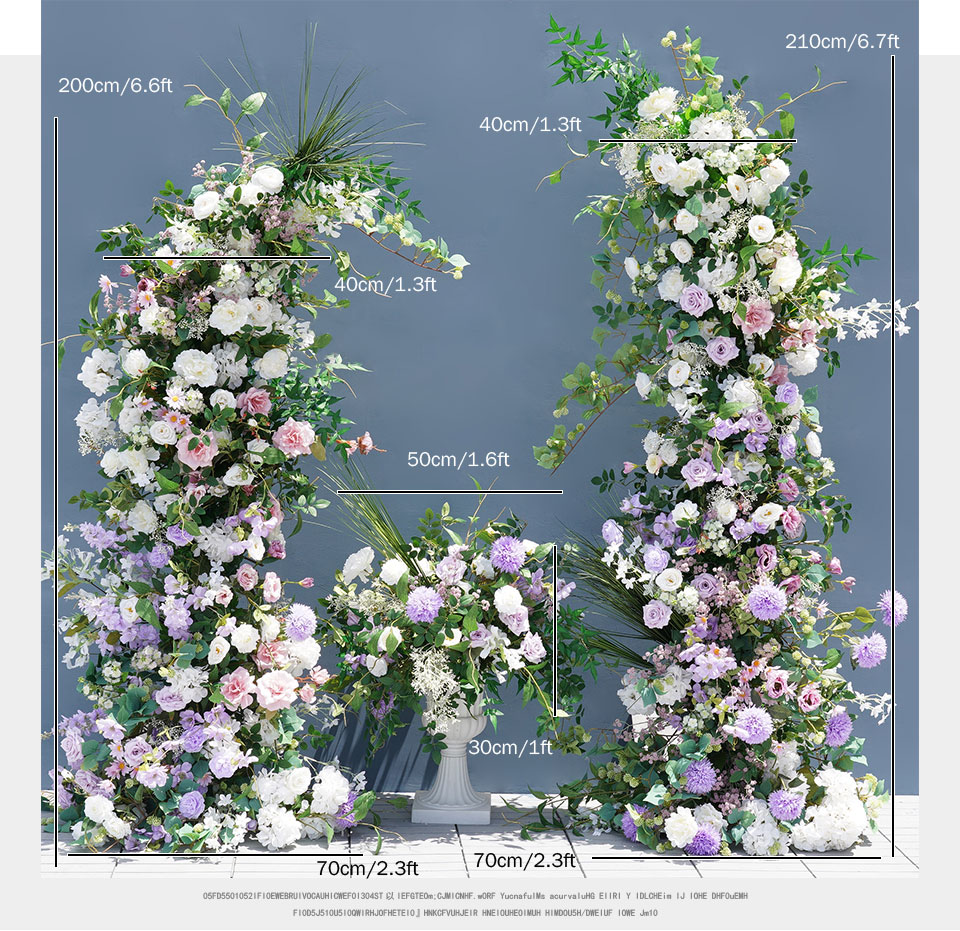Creating a balanced composition with your silk flowers